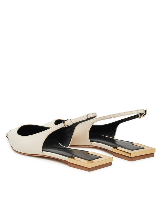 Elisabetta Franchi Elisabetta Franchi Balerinke SA-07L-51E2 Écru