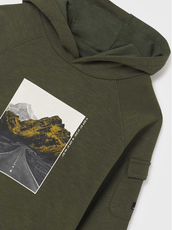 Felpa 7445 Verde Regular Fit