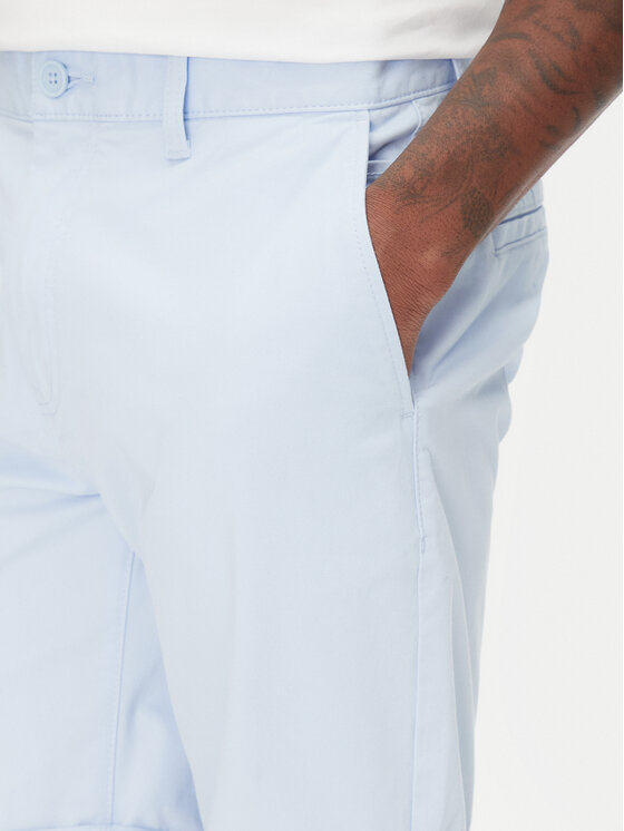 Tommy Jeans Tommy Jeans Auduma šorti Scanton DM0DM21950 Gaiši zils Slim Fit