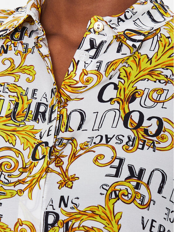 Versace Jeans Couture Camicia 74HAL201 Bianco Regular Fit Modivo
