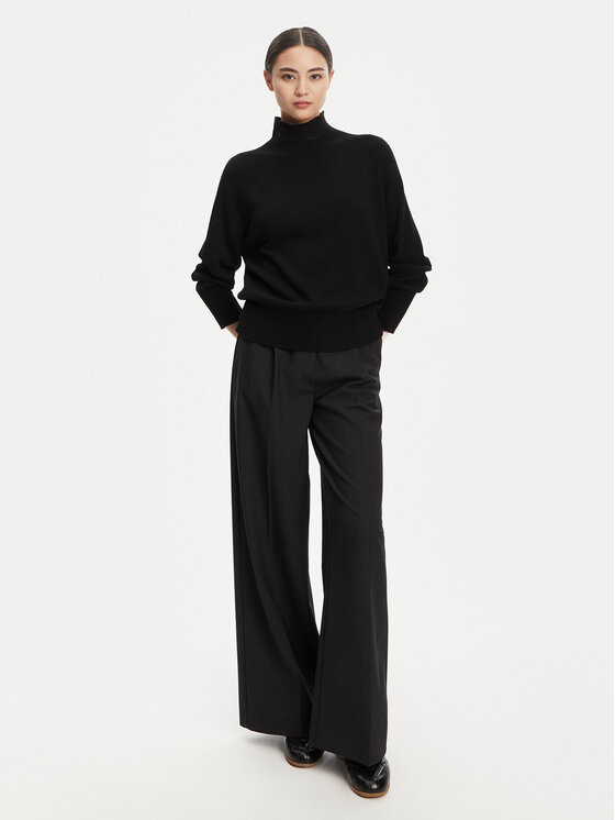 Marella Marella Bluză cu gât Ismaele 2523366394 Negru Oversize