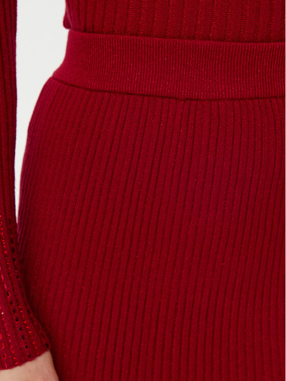 Guess Guess Pouzdrová sukně W5RD83 Z2Y50 Červená Slim Fit
