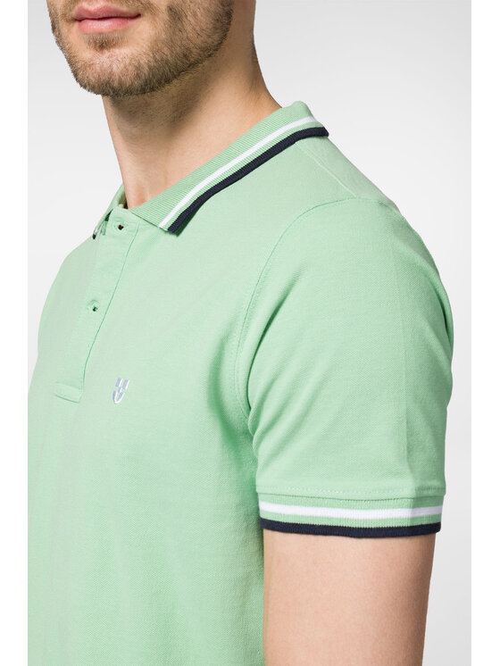 Próchnik Próchnik Polo PM 2 PO073123000010 Zielony Slim Fit