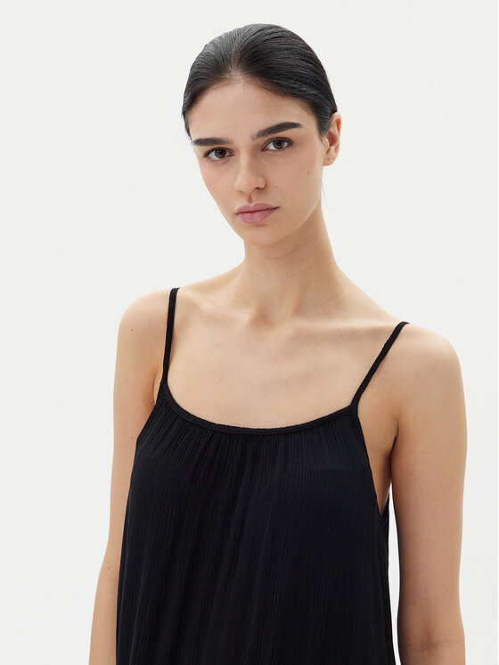 ONLY ONLY Sukienka letnia Niki 15344611 Czarny Regular Fit