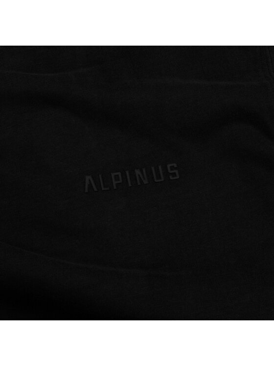 Alpinus Alpinus T-Shirt Como Czarny Active Fit