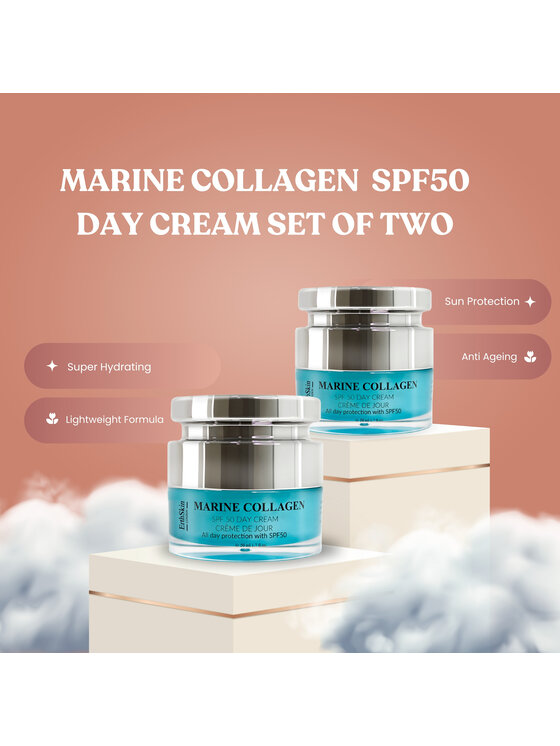 Erthskin London Erthskin London 2x Morski Krem Dzienny SPF 50 Krem na dzień