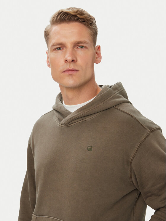 G-Star Raw G-Star Raw Majica dugih rukava Unit D30662 D969 Tamno smeđa Regular Fit