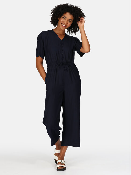 Regatta Regatta Ολόσωμη φόρμα Streap Jumpsuit RWD057 Σκούρο μπλε Regular Fit