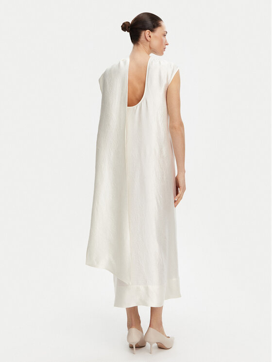 Herskind Herskind Rochie cocktail Leroy 5547196 Alb Relaxed Fit