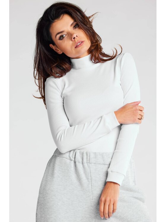 Infinite You Infinite You Blusa M283 Bianco Basic Fit