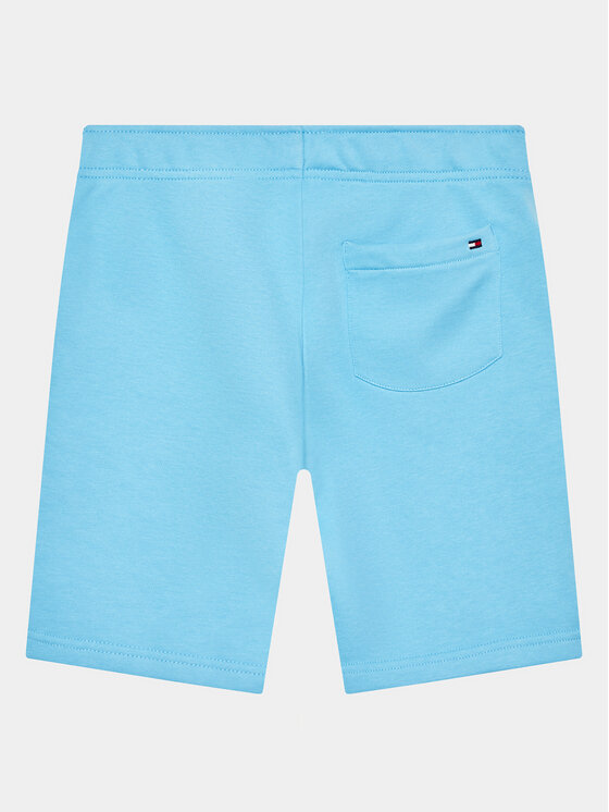 Tommy Hilfiger Sportshorts KB0KB08119 D Himmelblau Regular Fit Modivo