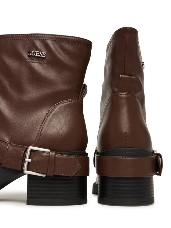 Guess Guess Botki FLFIJI ELE10 Brązowy