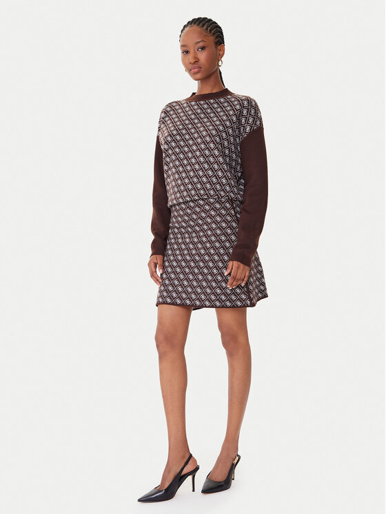 Guess Guess Поло W5BR23 Z3JD2 Кафяв Relaxed Fit