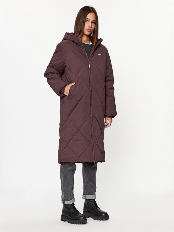 Wrangler Wrangler Zimní bunda 112342650 Bordó Regular Fit