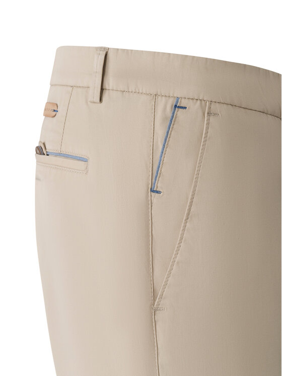 Bugatti Bugatti Chino kalhoty 4890-76301C Béžová Slim Fit