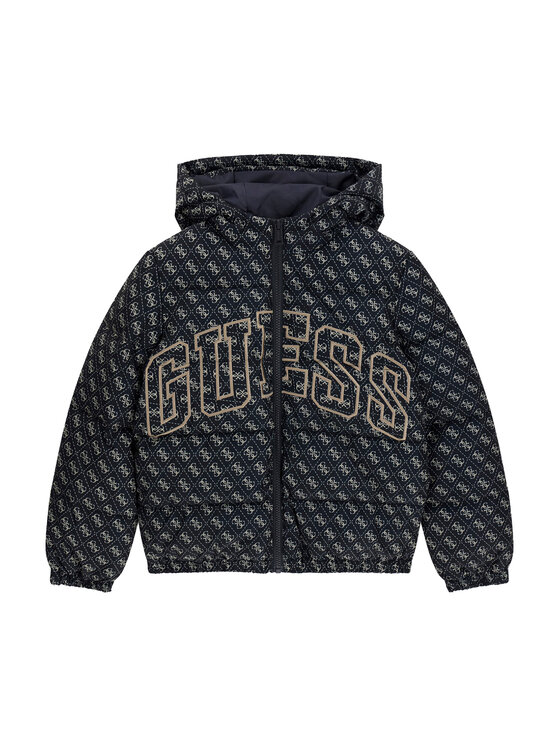 Guess Guess Μπουφάν μεταβατικό L6YL09 W2670 Μαύρο Regular Fit