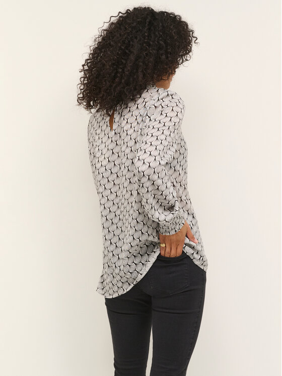 Kaffe Kaffe Блузка Sillo Amber 10507193 Білий Regular Fit