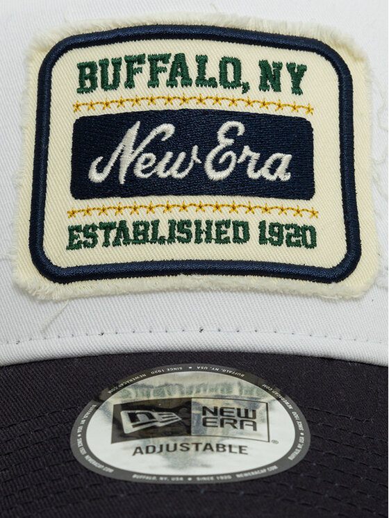 New Era New Era Шапка с козирка Patch Distressed 60603673 Бял