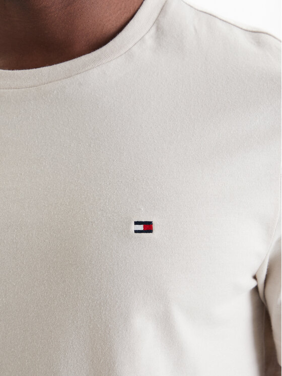 Tommy Hilfiger Tommy Hilfiger Tričko Ess Seasonal MW0MW39995 Béžová Regular Fit