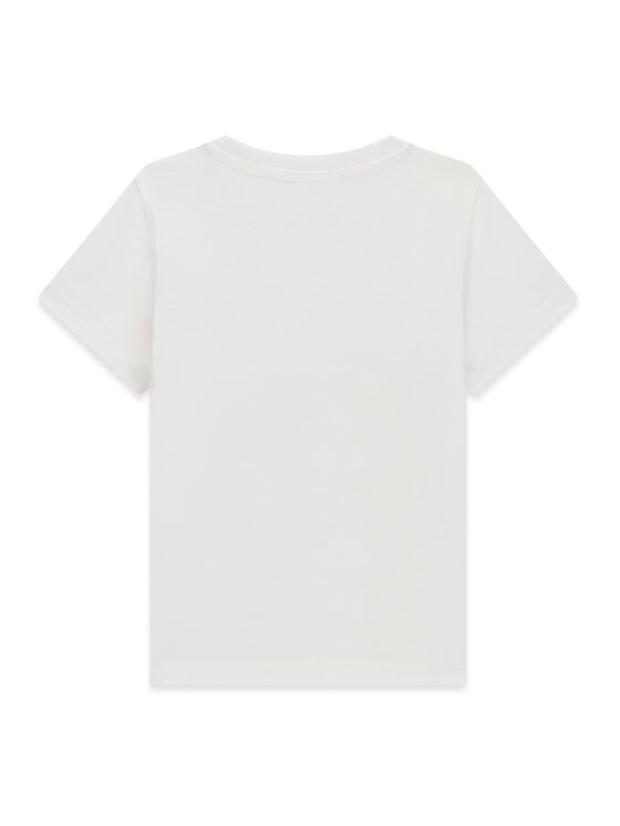 Guess Jeans Guess Jeans T-Shirt N6YI28 K6652 Biały Regular Fit