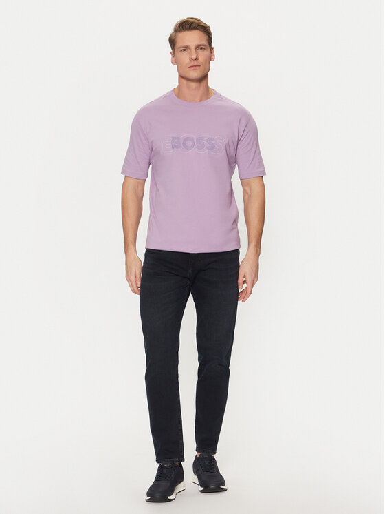 BOSS BOSS Jeans hlače Maine 50532541 Mornarsko modra Regular Fit
