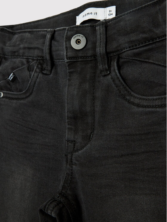 NAME IT NAME IT Джинси 13185210 Чорний Skinny Fit