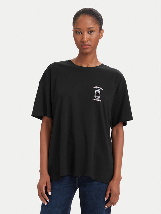 ONLY ONLY Tricou Vivvi 15346761 Negru Regular Fit