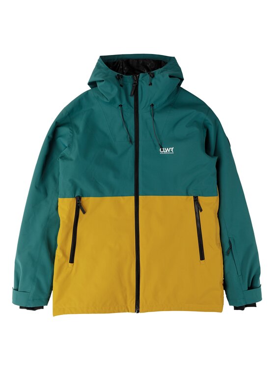 Kurtka snowboardowa Colourwear, Rozmiar L, Zielone, Kurtka snowboardowa męska Colourwear Block