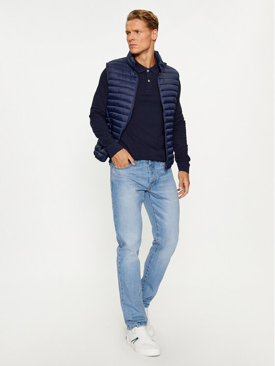 United Colors Of Benetton United Colors Of Benetton Поло 3089J3204 Cиній Regular Fit