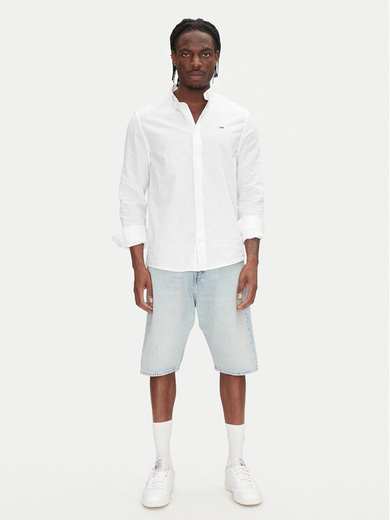 Tommy Jeans Tommy Jeans Cămașă DM0DM20875 Écru Regular Fit