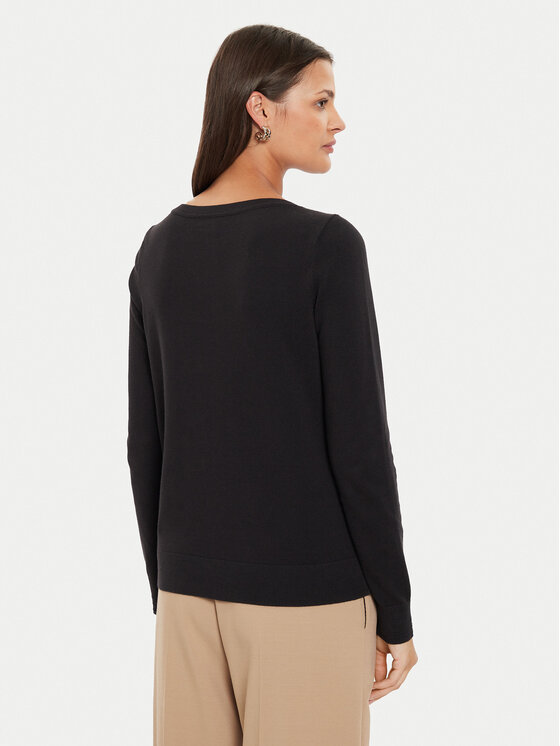 Tommy Hilfiger Tommy Hilfiger Пуловер WW0WW40099 Черен Regular Fit