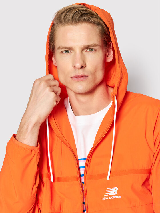 New Balance New Balance Jakna protiv vjetra MJ21500 Narančasta Relaxed Fit