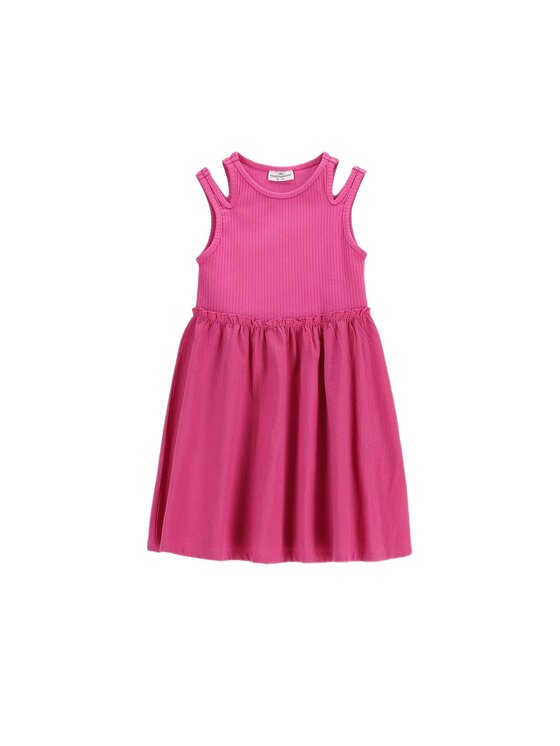 Coccodrillo Coccodrillo Sukienka codzienna WC6129302JGK-007 Różowy Regular Fit