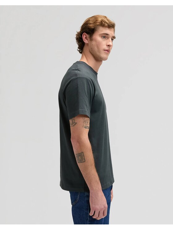 Lee Lee T-shirt FLAG TEE Nero Regular Fit