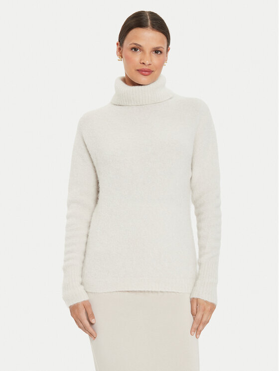 Kontatto Kontatto Rollkragenpullover 3M0233 Beige Regular Fit