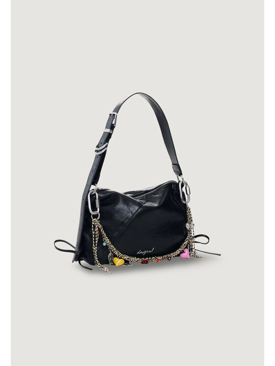 Desigual Desigual Torebka BAG_GRAVITY LETUR Czarny