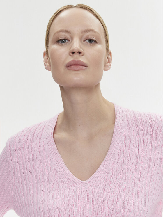 Tommy Hilfiger Tommy Hilfiger Pullover WW0WW39017 Rosa Regular Fit