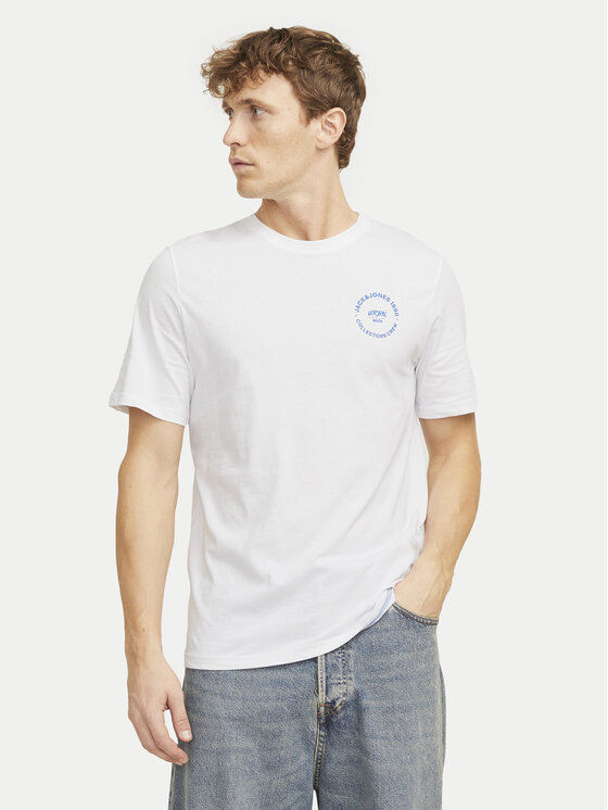 Jack & Jones Jack & Jones T-Shirt Simon 12269280 Weiß Standard Fit