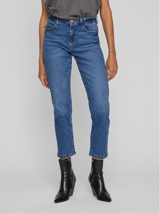 Vila Jeans Alice 14080228 Blu scuro Straight Fit, taglia : 42_30