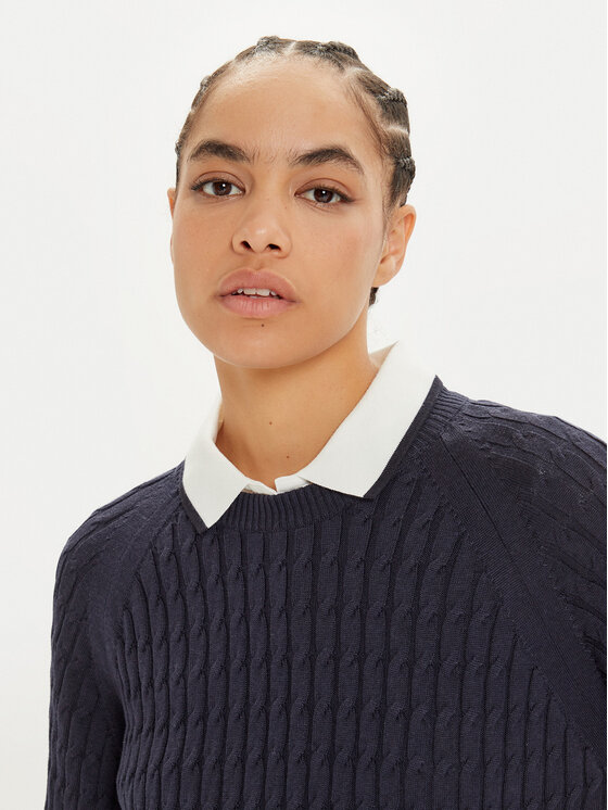 Gant Gant Megztinis 4804154 Tamsiai mėlyna Regular Fit