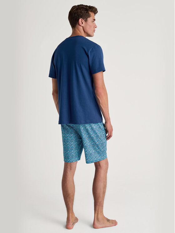 Calida Calida Pyžamo 47287 Modrá Regular Fit