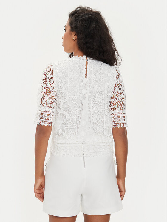 Morgan Morgan Bluse 221-OLAY Écru Regular Fit