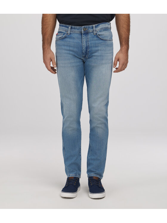Lee Cooper Lee Cooper Jeansy JEANS M LC7504 3146 BRUSHED USED Niebieski Tapered Fit