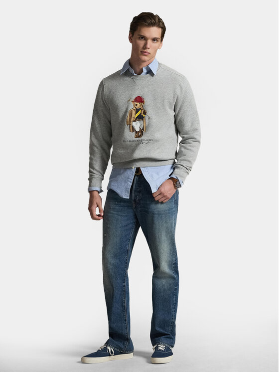 Polo Ralph Lauren Polo Ralph Lauren Mikina 710B14625002 Šedá Regular Fit