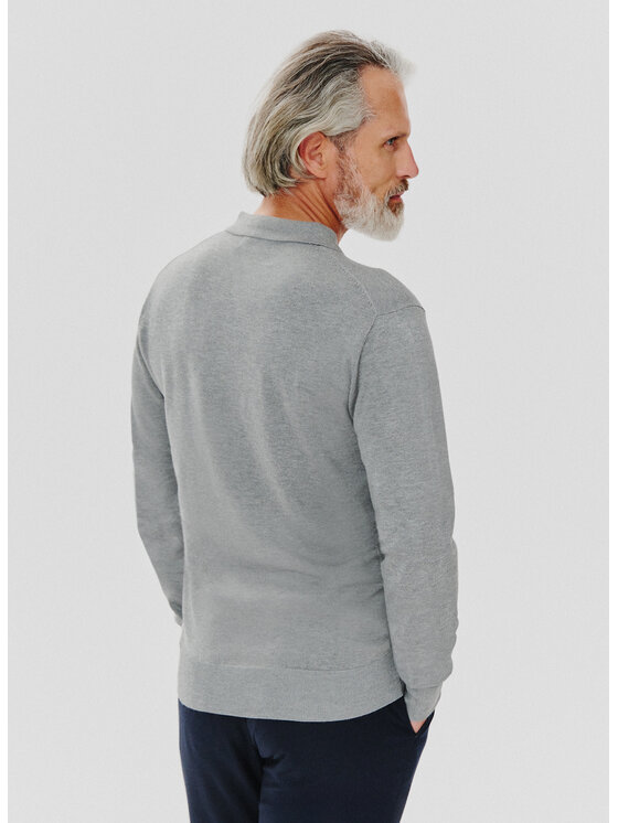 Pako Lorente Pako Lorente Sweter P24WF-2X-008 Szary Classic Fit