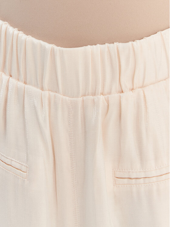 Liu Jo Sport Liu Jo Sport Pantaloni di tessuto TA6005 T322A Beige Relaxed Fit