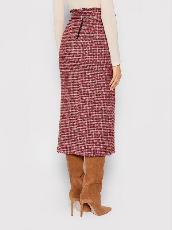 PINKO Pinko Midi sukňa Gondar 1G16V0 8571 Ružová Regular Fit