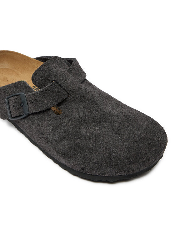 Birkenstock Birkenstock Ciabatte Boston zamsz 1028552 Grigio