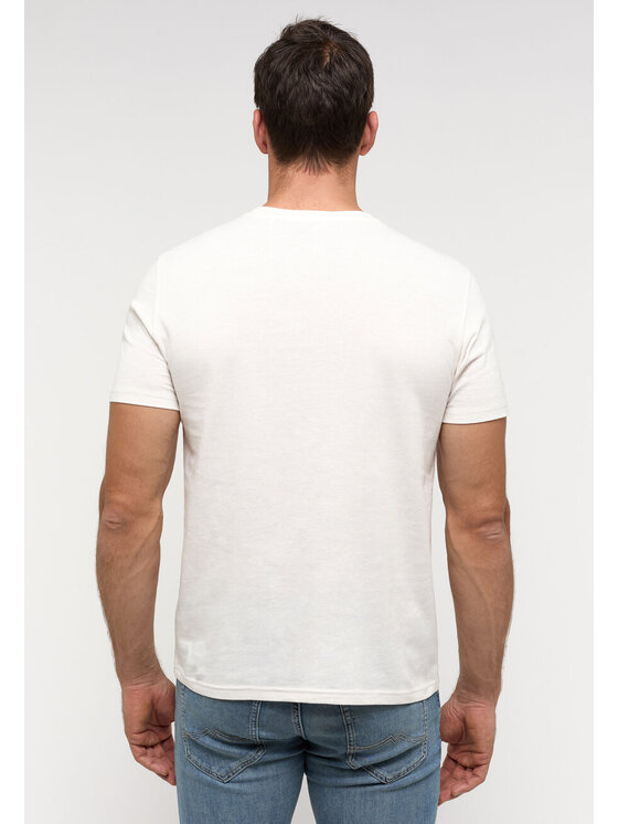 Mustang Mustang T-shirt AUSTIN Bianco Regular Fit