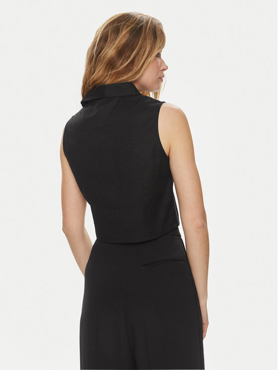 Brave Soul Brave Soul Srajca LWT-548ELIZABETH Črna Straight Fit